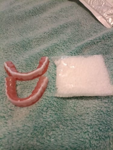 Customer photo review of 🦷  Fit Full Functional DenturesMake you more confident-Made in the USA & FDA-Certified