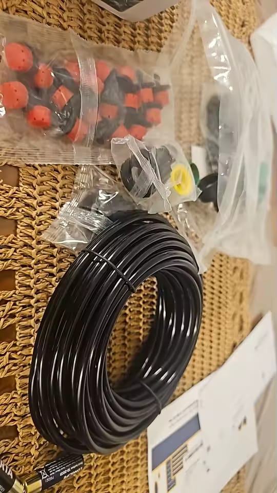 Customer photo review of 65ft Micro Drip Irrigation Kit – Adjustable Misting & Watering