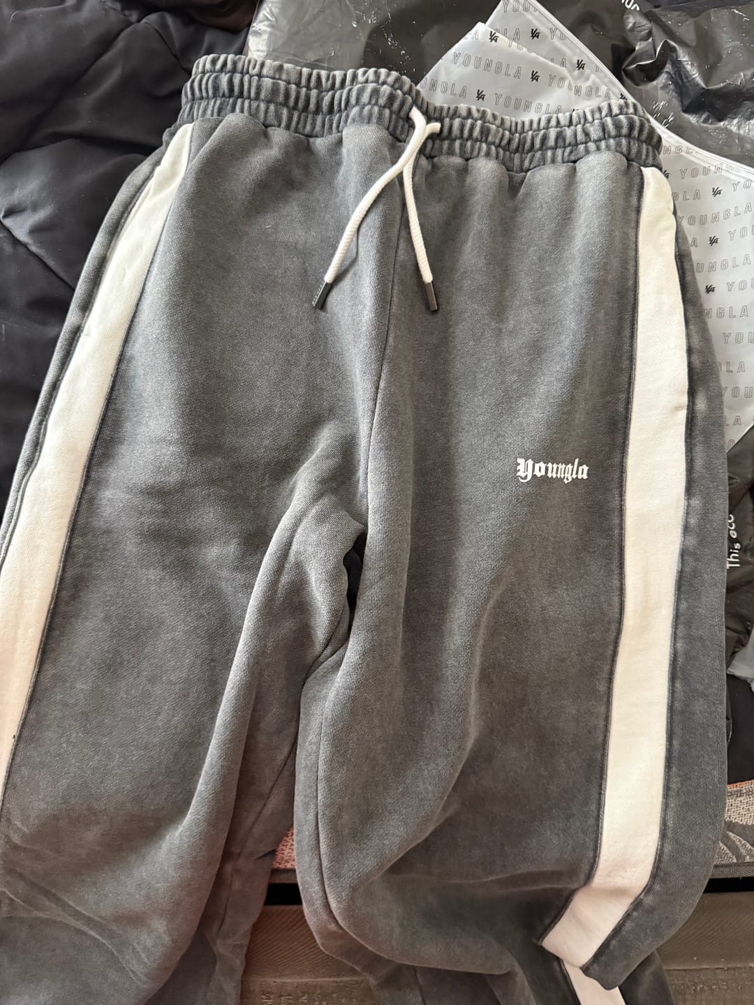 Customer photo review of 2146 - Classic Stripe Sweats
