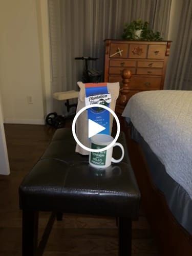 Customer video review of Plantation Blue 100% Jamaica Blue Mountain Coffee - Dark Roasted & Ground (12oz)