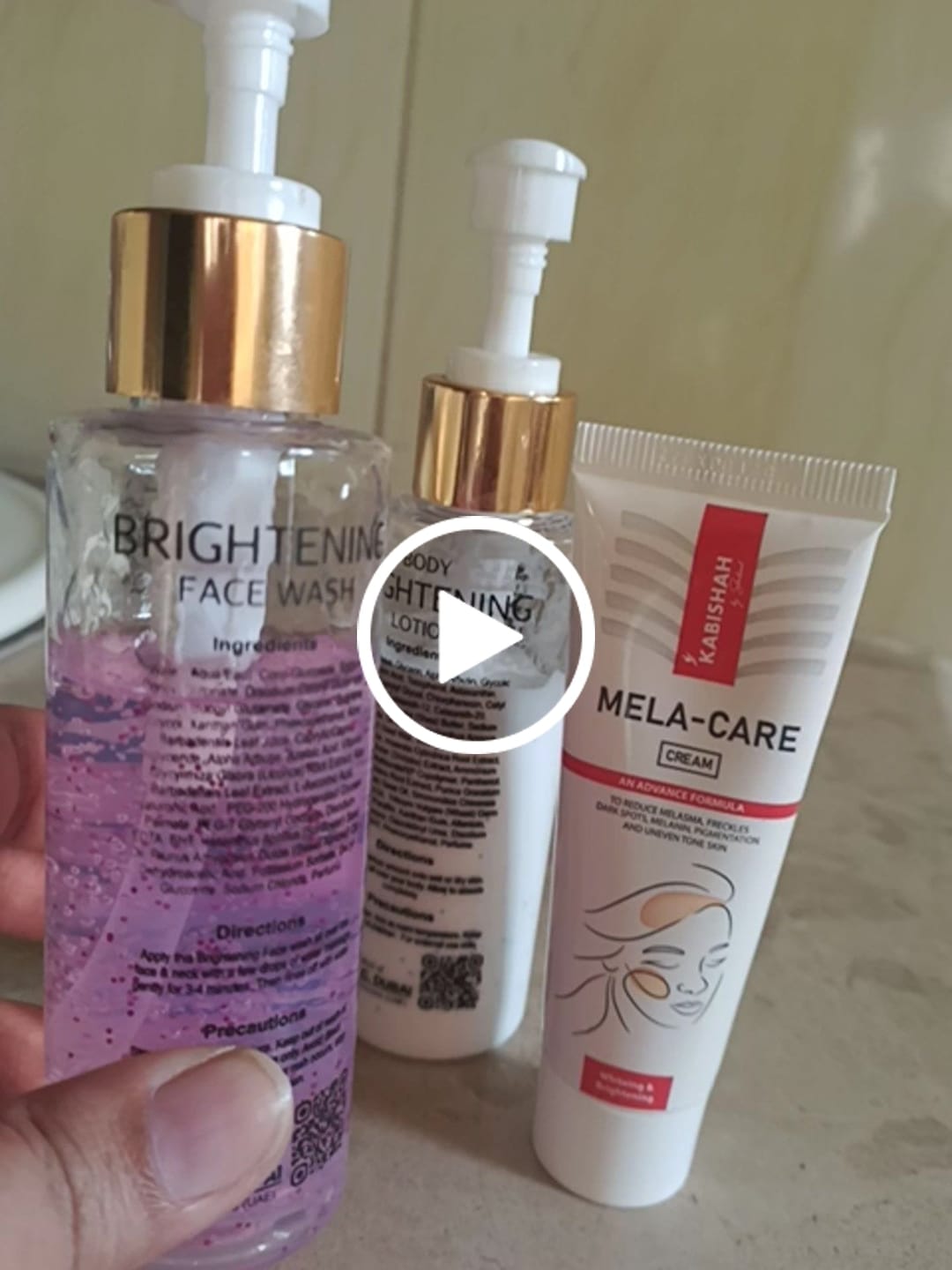 Customer video review of Complete Fairness Radiance Bundle: Whitening Trio