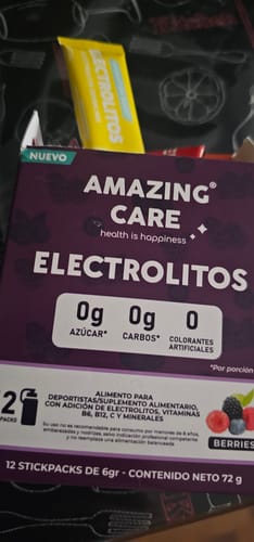 Customer photo review of Pack Mix Electrolitos 5 Sabores (60 sticks)