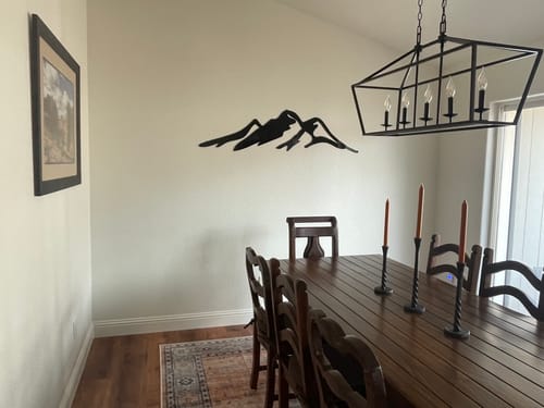 Customer photo review of Great Smoky Mountains - Metal Wall Art