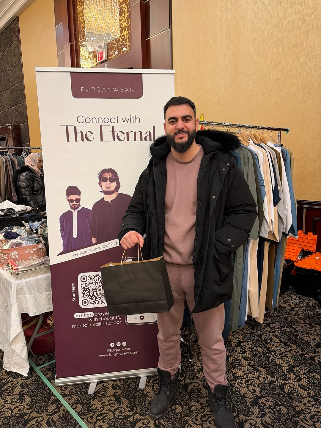 Customer photo review of Emirati Thobe Embroidered - olive grey
