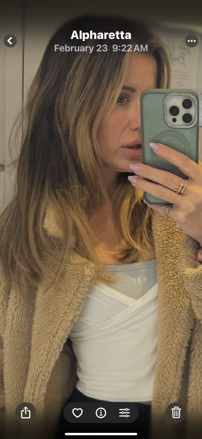 Customer photo review of The Micro Bra / Heather-Grey