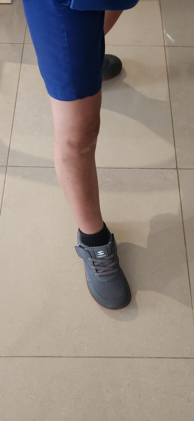 Customer photo review of Kid's Sprout - Barefoot Shoes