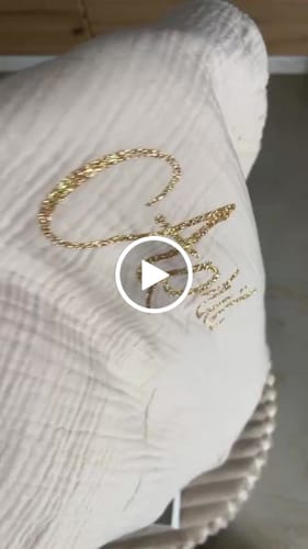 Customer video review of Plaid baby gaz de coton beige