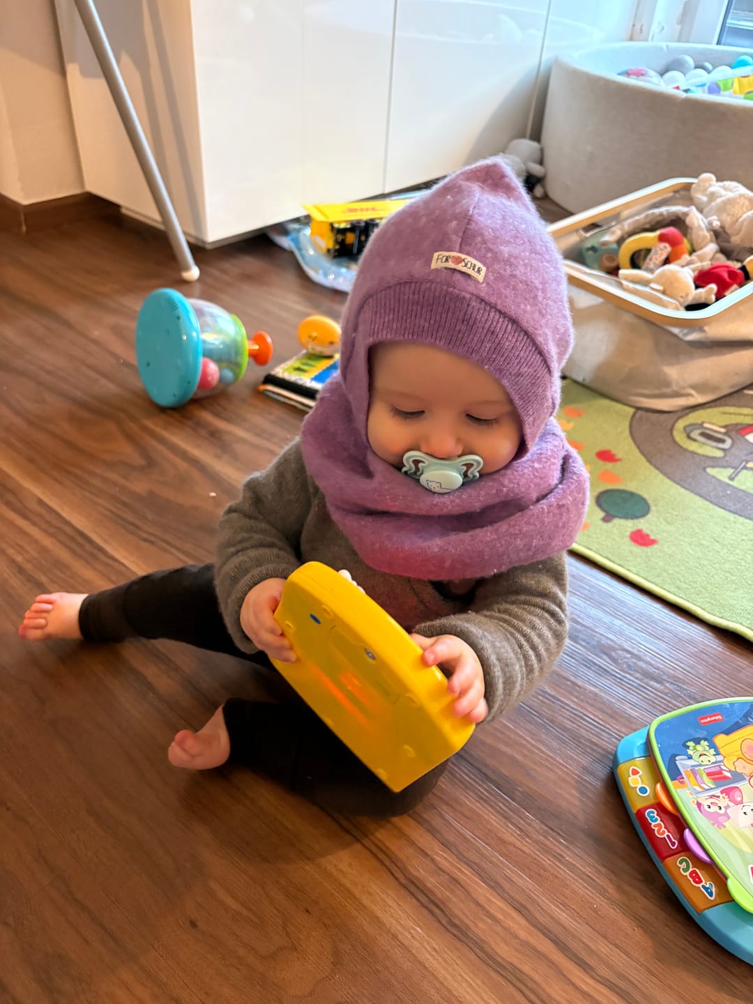 Customer photo review of Upcycling Kaschmir Beanie