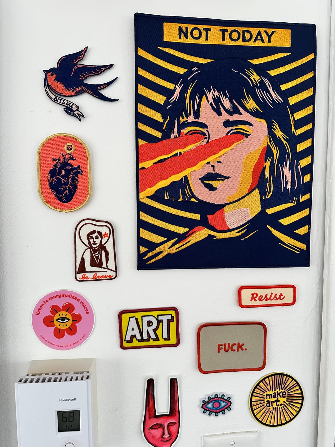 Customer photo review of cowgirl dreamin' woven patch