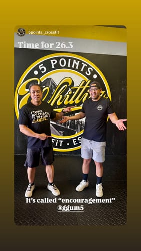 Customer photo review of COACH SAID ONE MORE T-SHIRT