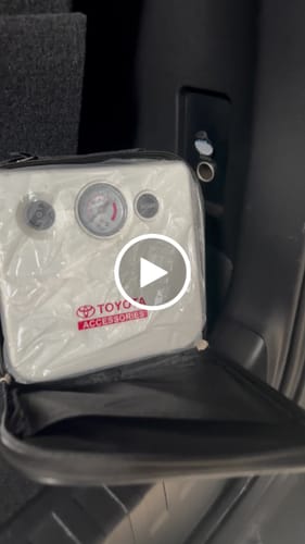 Customer video review of Japan Lot Imported Toyota Tire Inflator