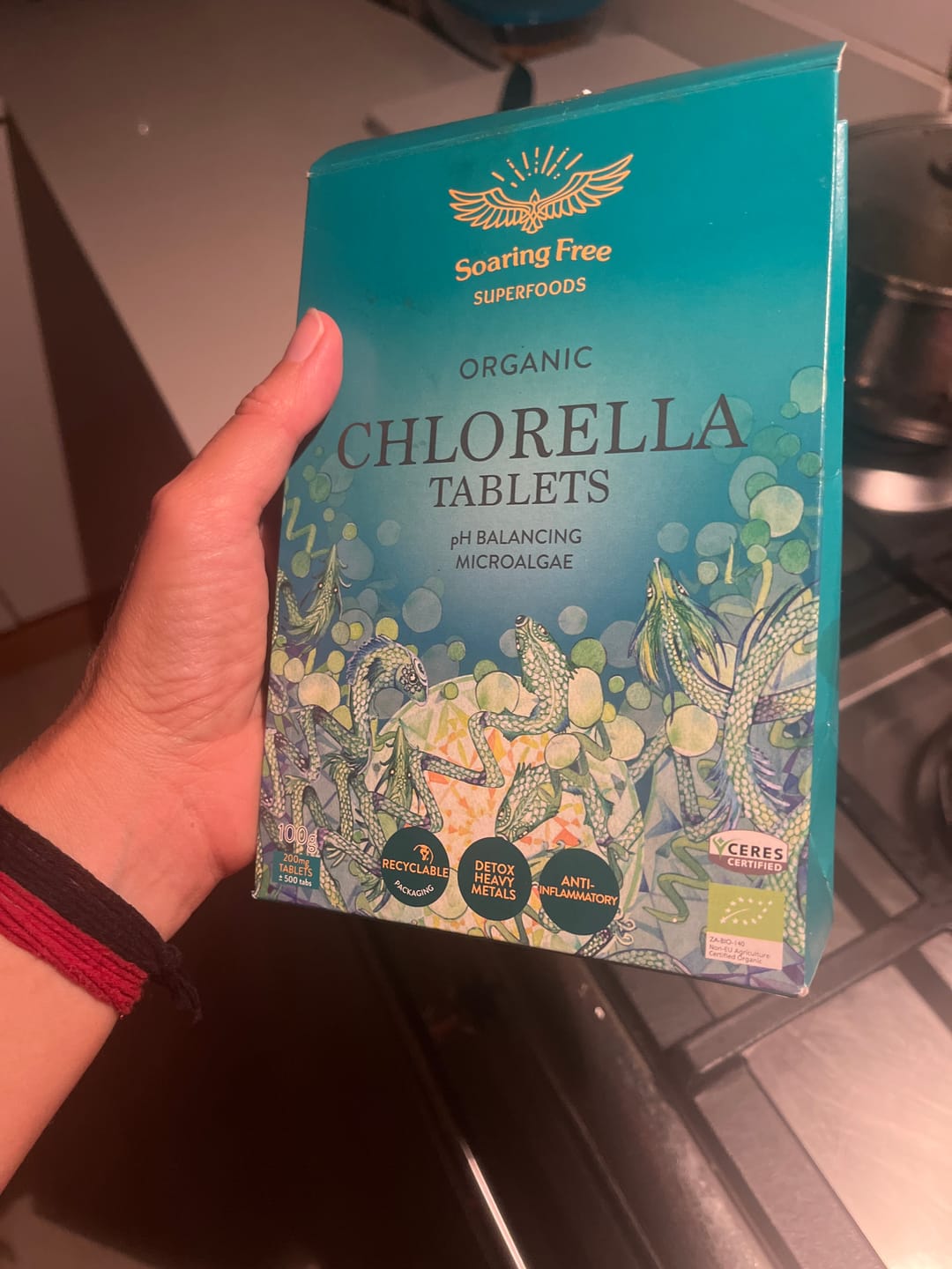 Customer photo review of Organic Chlorella Tablets