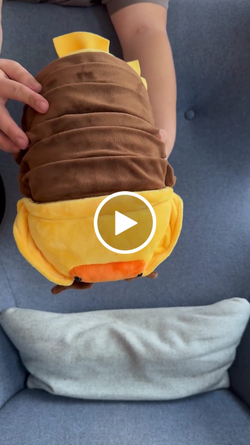 Customer video review of Rubber Ducky Isopod Soft Stuffed Plush Toy