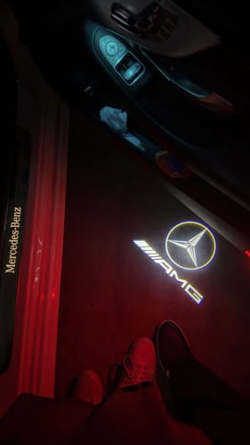 Customer photo review of MERCEDES DOOR LIGHTS
