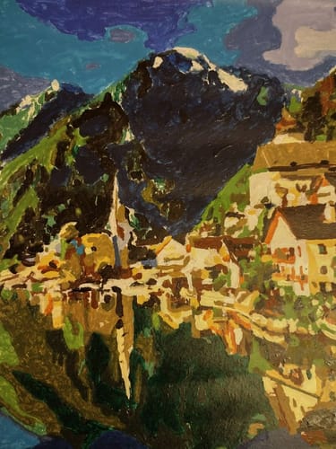 Customer photo review of Custom Paint By Numbers - Turn Trip Memory into Art