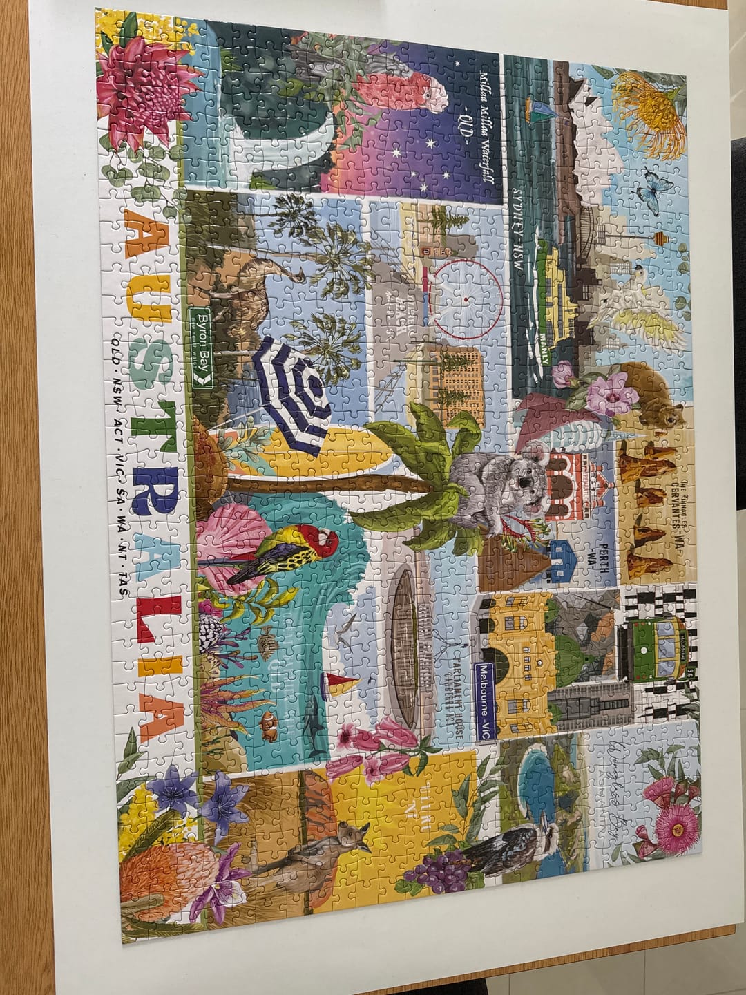 Customer photo review of Puzzle 1000 Gday Australia