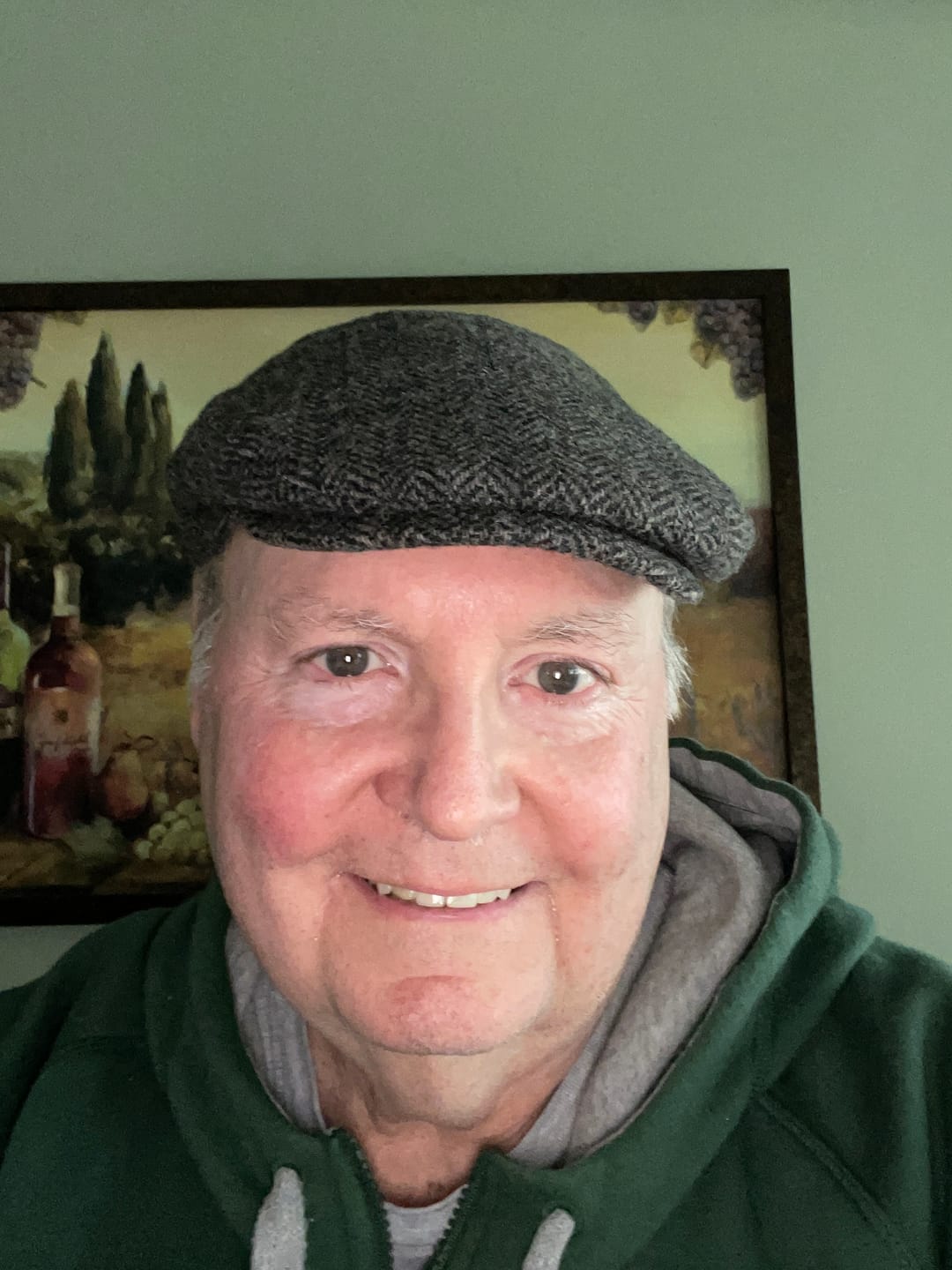 Customer photo review of Mucros Weavers Irish Tweed Trinity Flat Cap