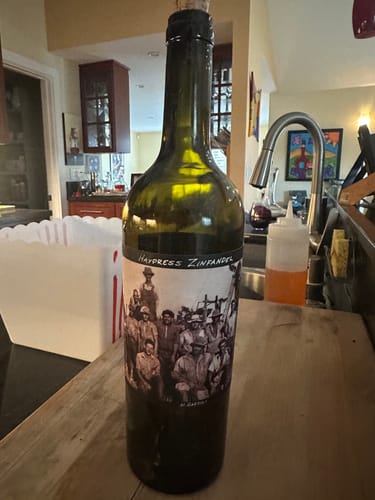 Customer photo review of 2022 Beau Vigne 'Haypress' Zinfandel Napa Valley
