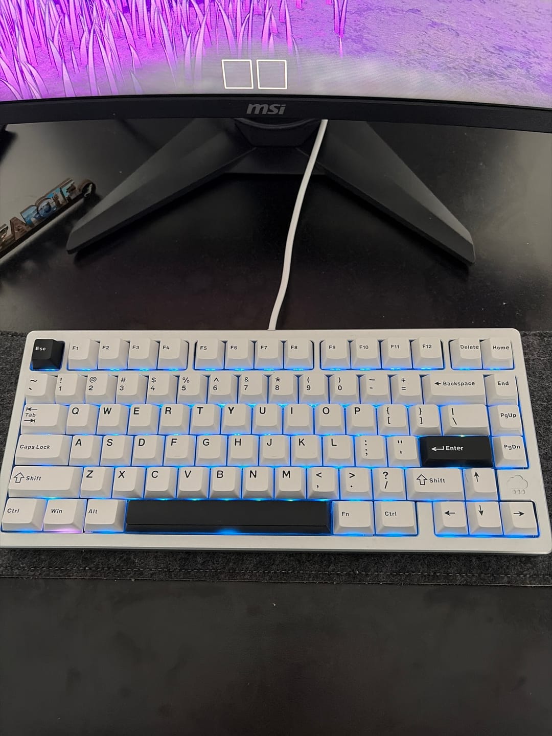 Customer photo review of WOBKEY Rainy75 - 75% Aluminum Mechanical Keyboard