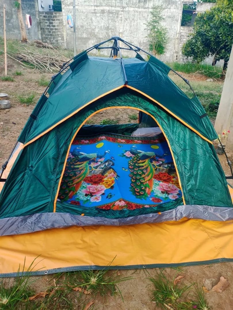 Customer photo review of Naturwide Outdoor Tent – Automatisch Opzetten in 3 Seconden