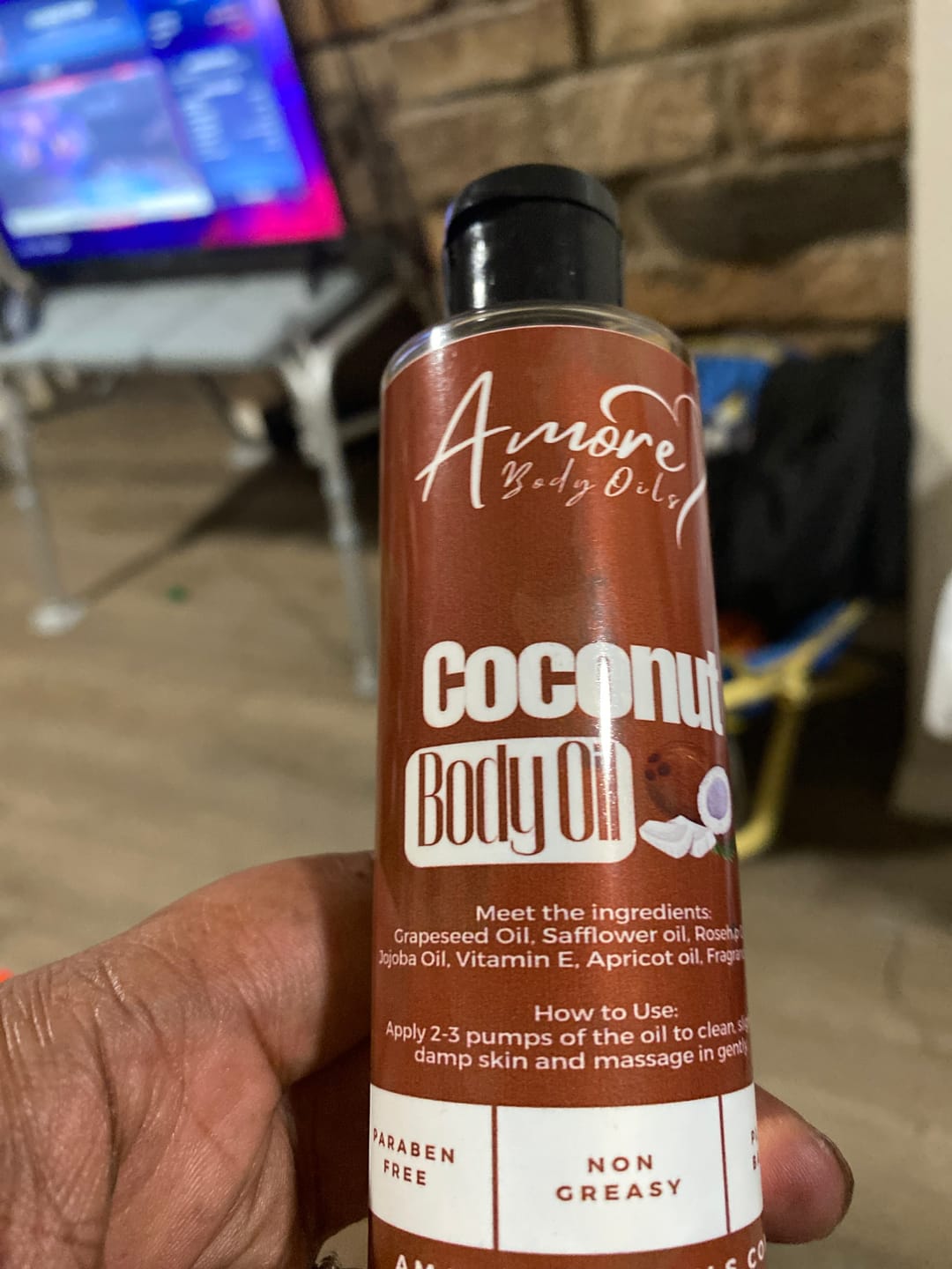 Customer photo review of Lick Me All Over - Body Oil