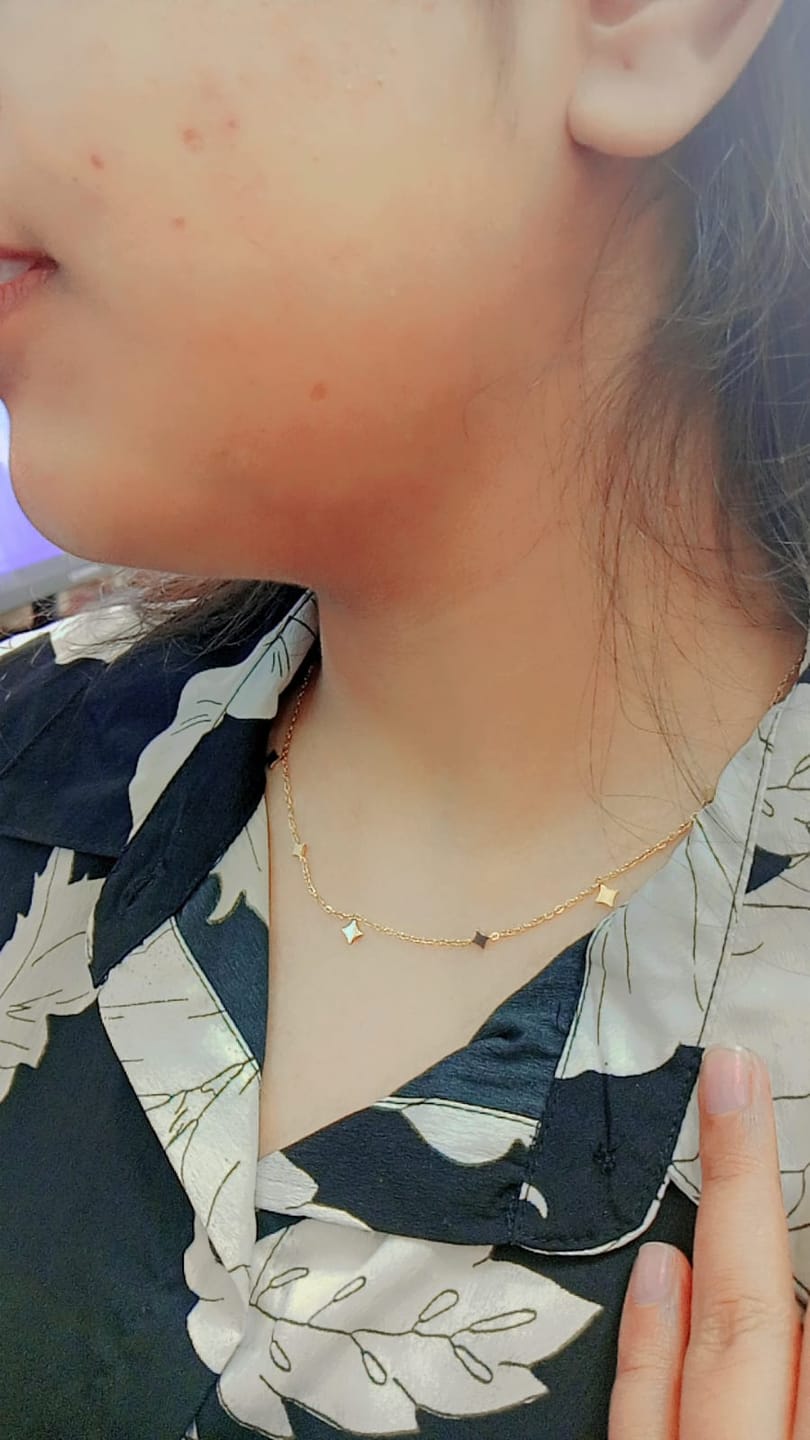 Customer photo review of Star Station Necklace