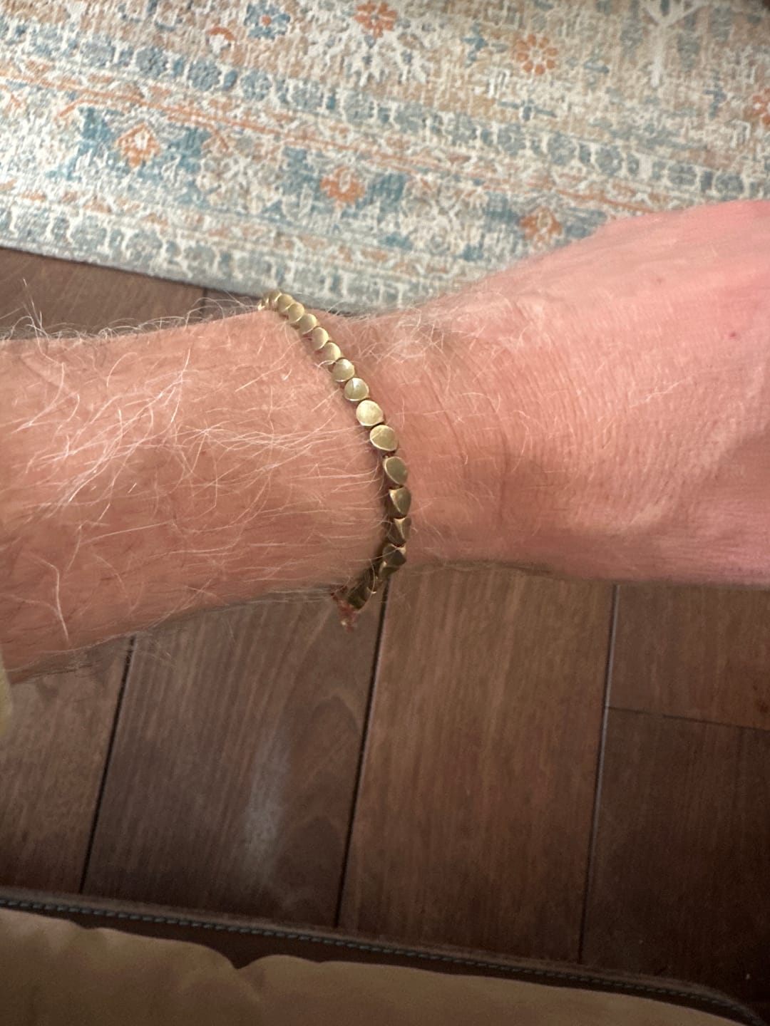 Customer photo review of Tibetisches Kupfer Glücksarmband