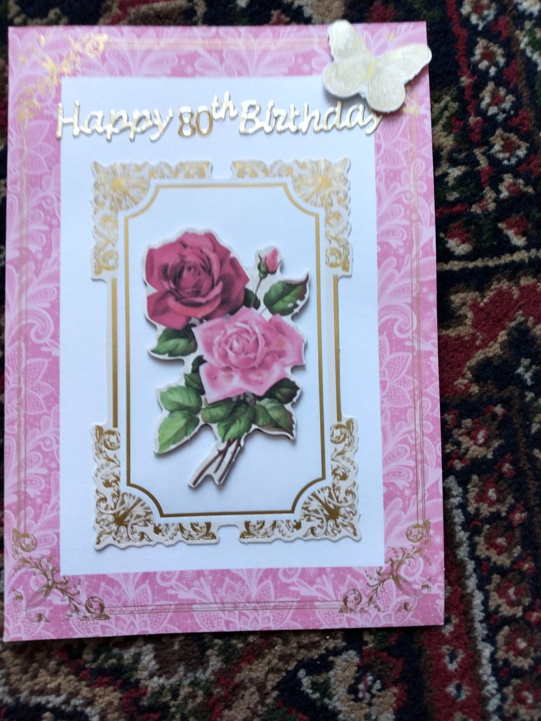 Customer photo review of Craft Buddy Eleganza Papercrafting Kit - Makes 32 Cards