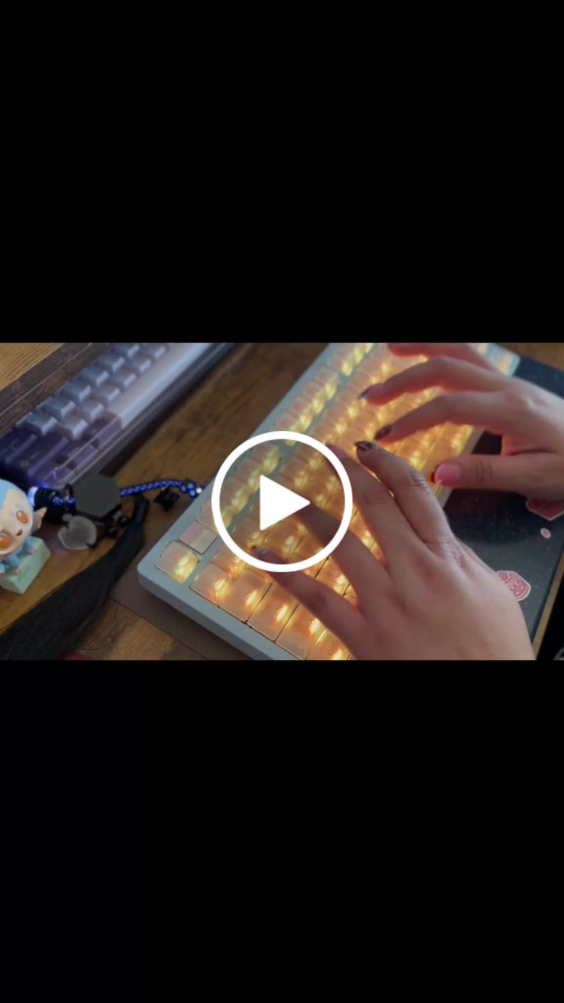 Customer video review of HMX TOAST LINEAR SWITCH FACTORY LUBED (10PCS)