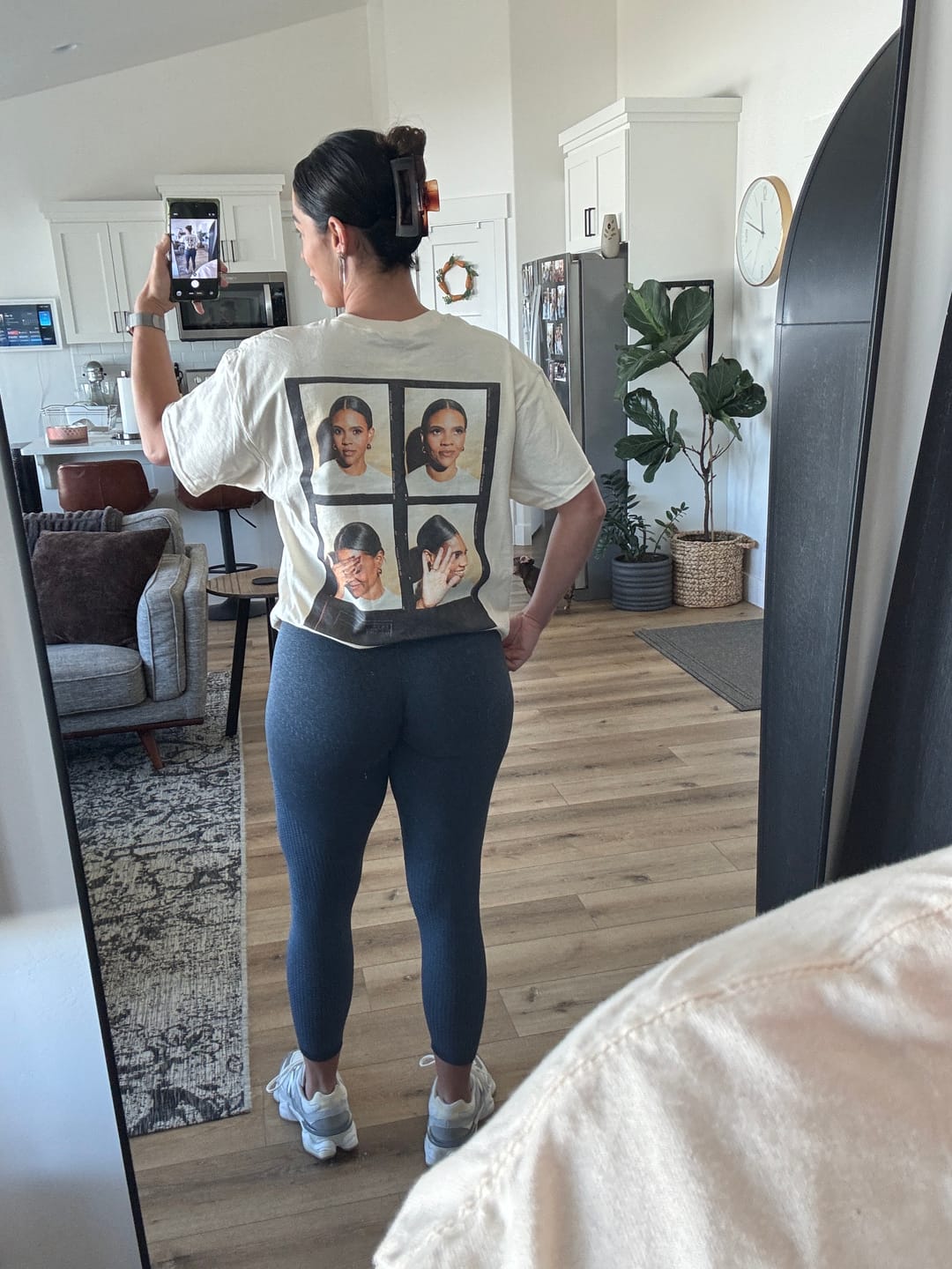 Customer photo review of Strike A Pose T-Shirt