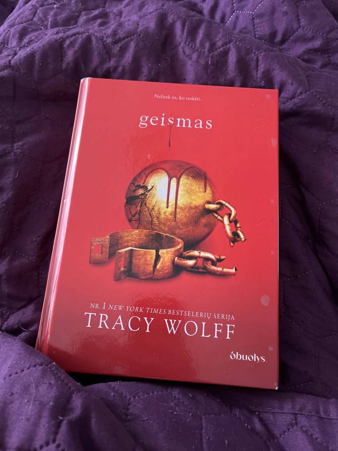 Customer photo review of Susižavėjimas: Nr. 1 New York Times bestselerių serijos troškimas 2-oji dalis