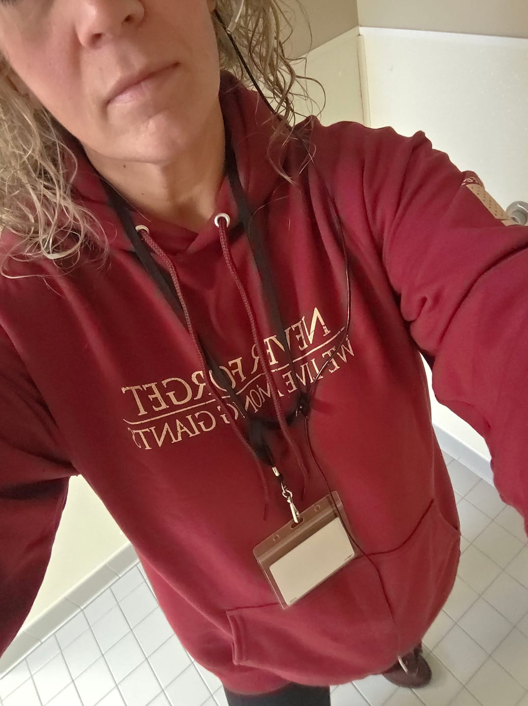 Customer photo review of We Live Among Giants - Hoodie