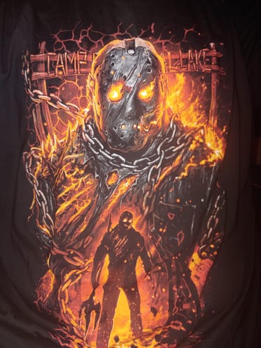 Customer photo review of Friday the 13th The Game: Savini Jason T-Shirt