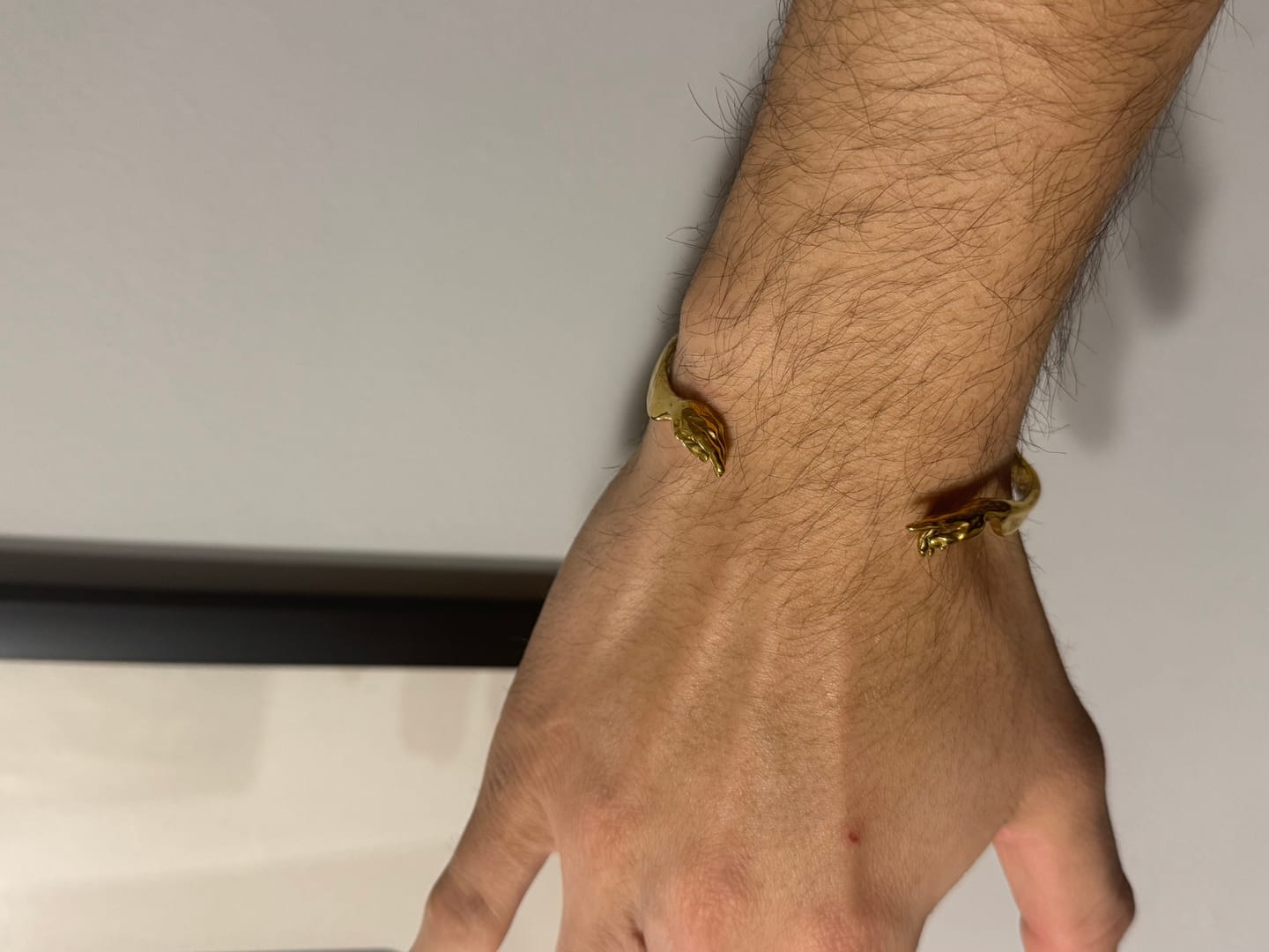 Customer photo review of Creation of Adam Cuff V2