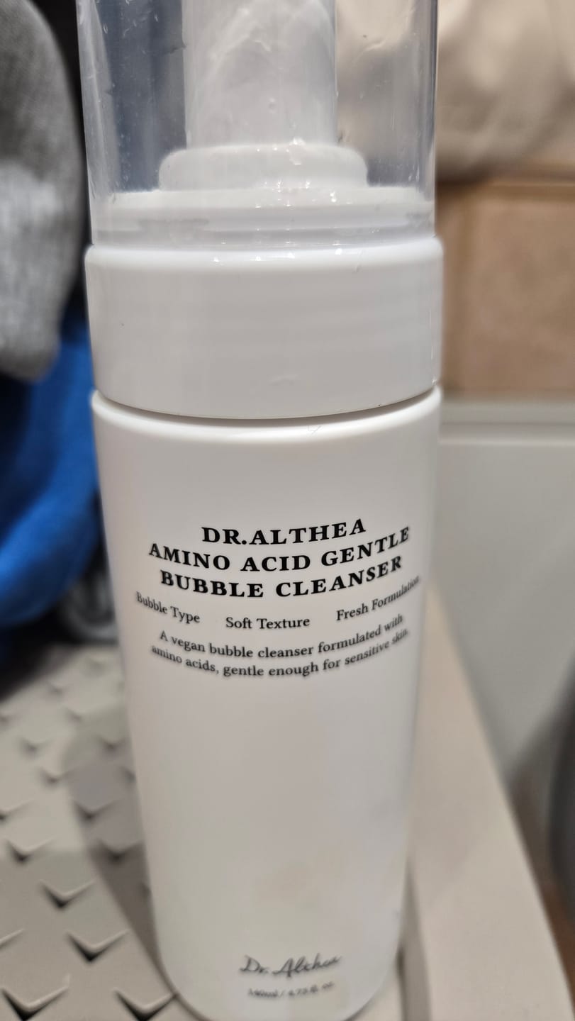 Customer photo review of Maigas putiņas ar aminoskābēm Dr. Althea Pro Lab Amino Acid Gentle Bubble Cleanser