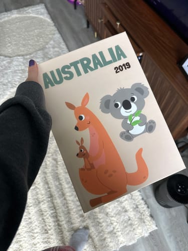 Customer photo review of Custom Travel Book