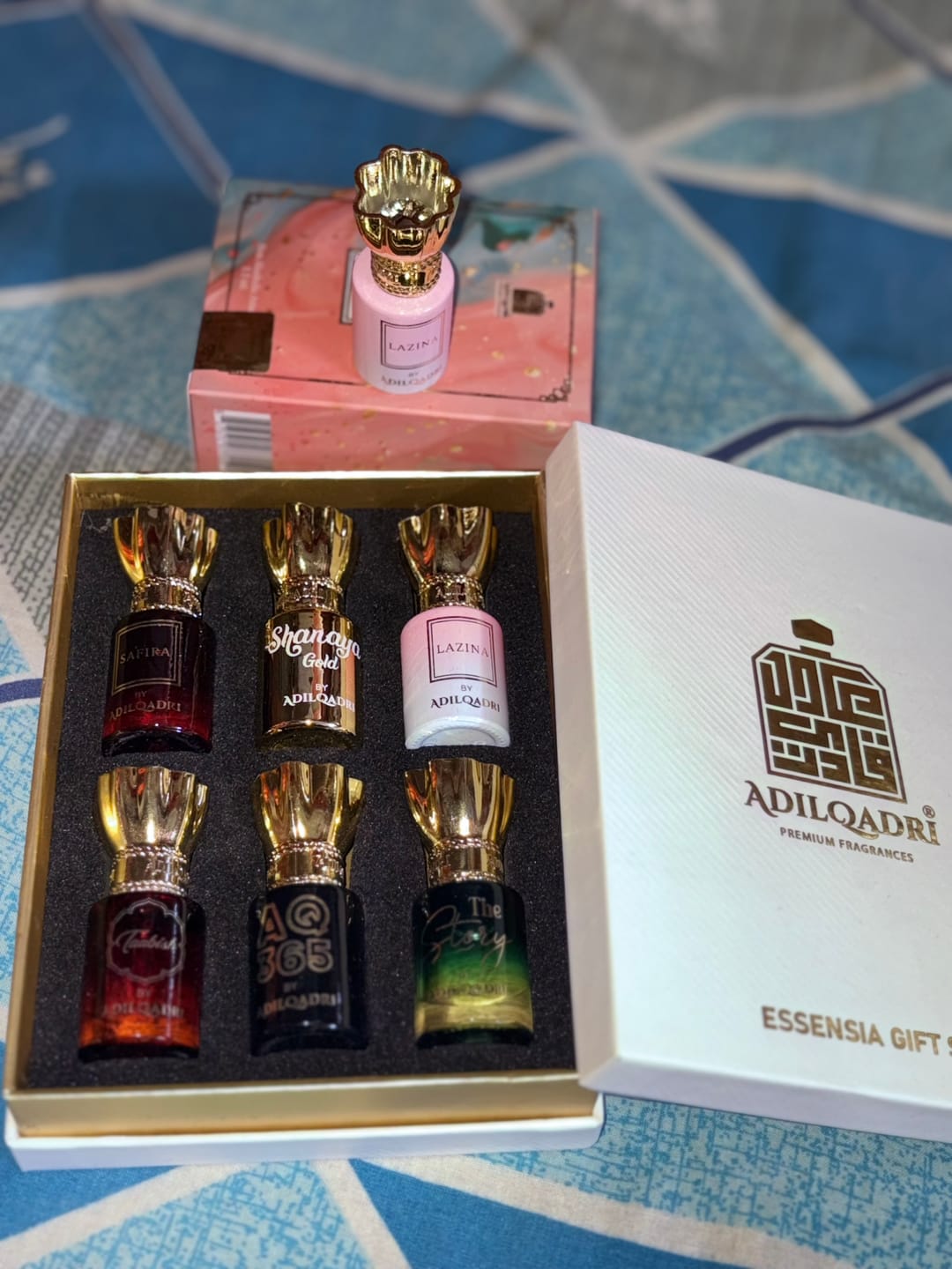 Customer photo review of Essensia Luxury Attar Perfume Gift Set (6 x 5.5Ml)