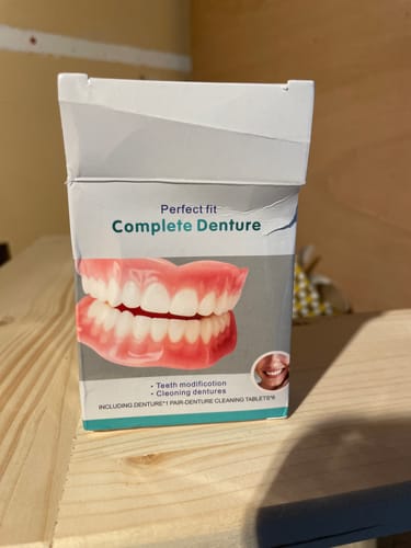 Customer photo review of 🦷  Fit Full Functional DenturesMake you more confident-Made in the USA & FDA-Certified