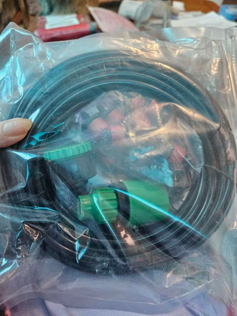 Customer photo review of 20m Mikro-Bewässerungssystem – Verstellbare Tropfer & Nebel