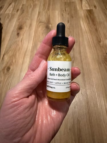 Customer photo review of Sunbeam Bath & Body Oil