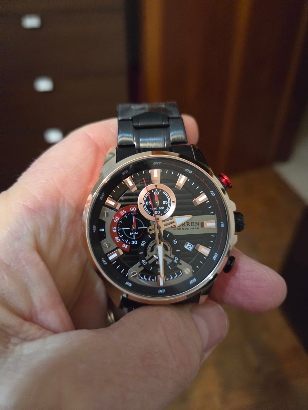Customer photo review of Curren Ambasator® orologio uomo acciaio