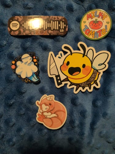 Customer photo review of Free Mystery Sticker at $30