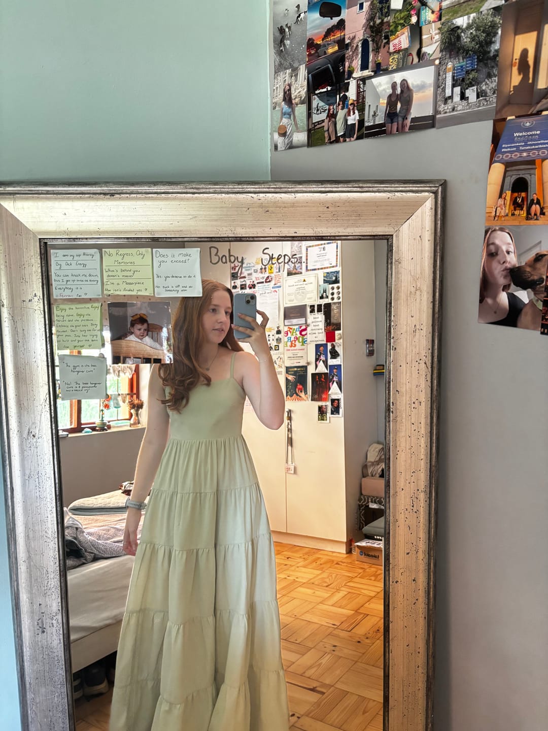 Customer photo review of Avery Summer Dress - Sage