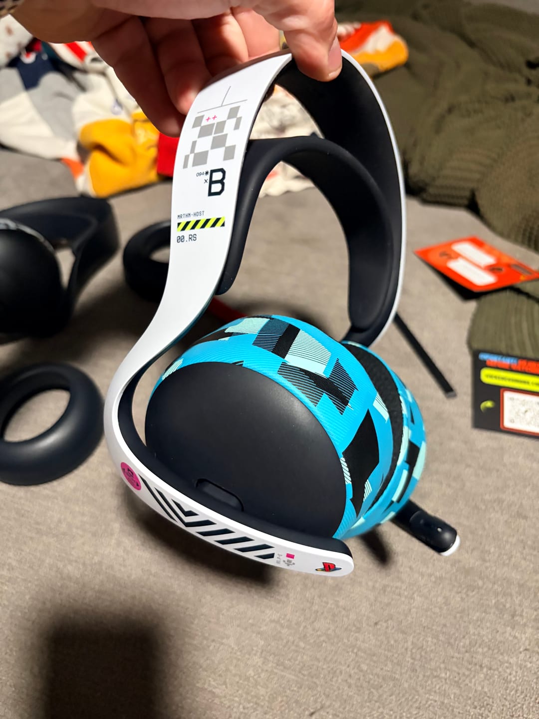 Customer photo review of PlayStation Pulse Elite Cooling Gel Earpads - WC FreeZe Pulse Elite