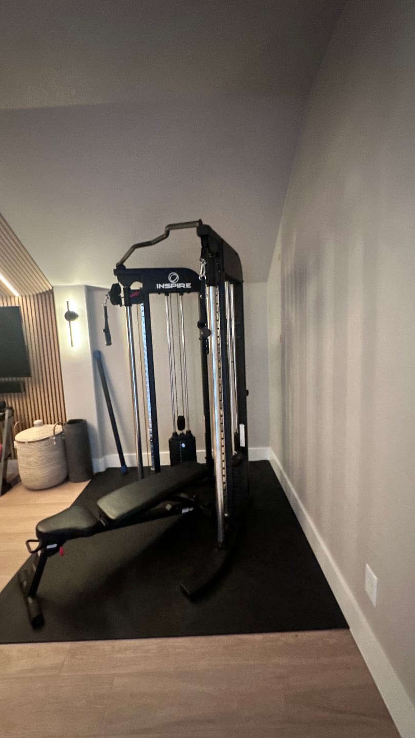 Customer photo review of GXMMAT Large Exercise Mat 6'x6'