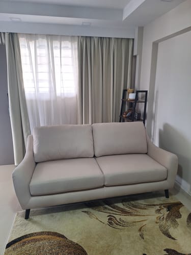 Customer photo review of Hana II 3 Seater Sofa, Fabric