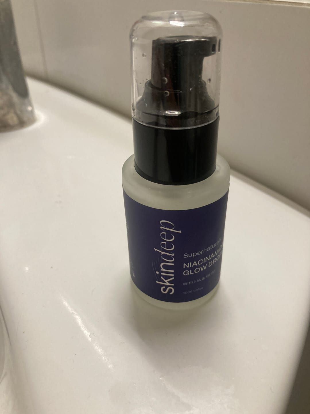 Customer photo review of NIACINAMIDE GLOW DROPS - with HA & Vit B5