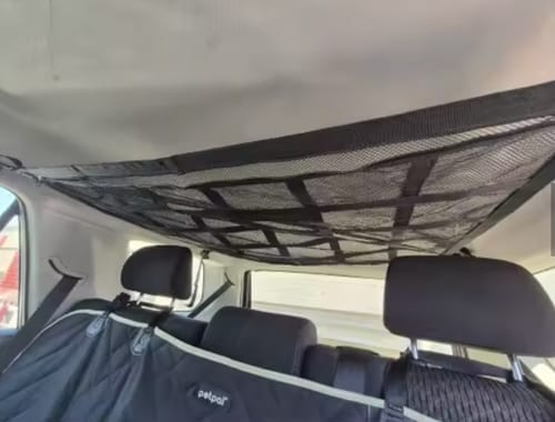 Customer photo review of Ultimate Car Overhead Cargo Net