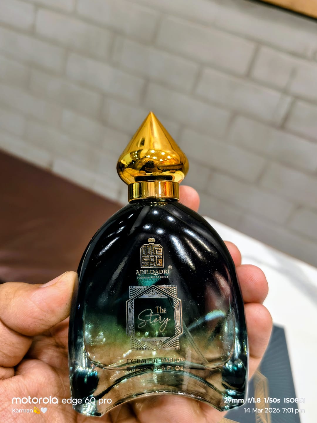 Customer photo review of The Story Perfume Spray 50 ML