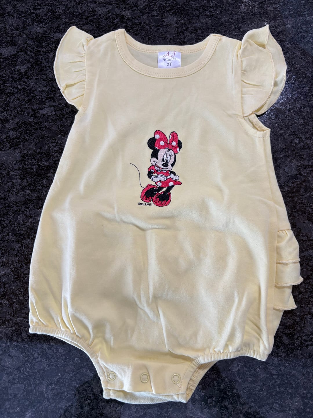 Customer photo review of Girls Ruffle Bum Bubbles
